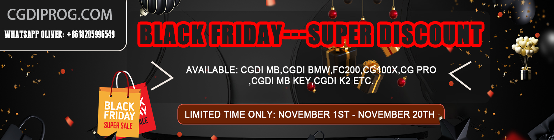 CGDIProg.com Black Friday Sale