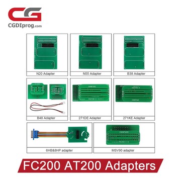 CG CGDI New Adapters Set For FC200 AT200 No Need Disassembly including 6HP & 8HP / MSV90 / N55 / N20 / B48/ B58/ B38 etc