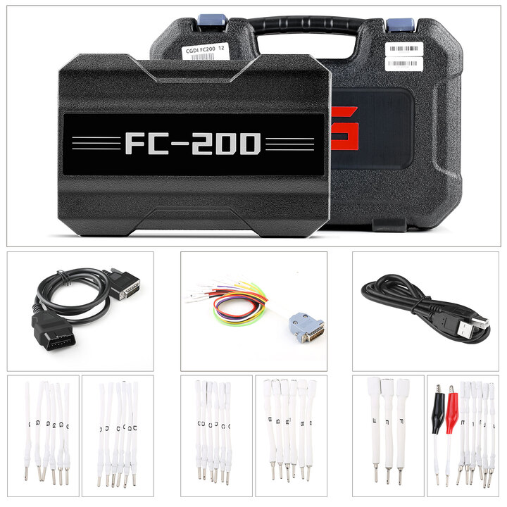 V1.2.2.0 CG FC200 ECU Programmer Full Version ISN OBD Reader - Update Version of AT-200 with Denso and CHINA DELPHI MTxx License